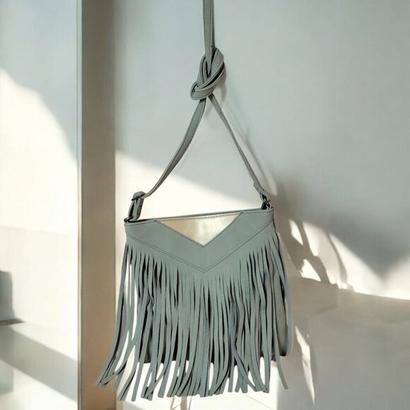 Gorgeous Schlomit Ofir Crossbody Fringe Purse - Picture 1 of 6